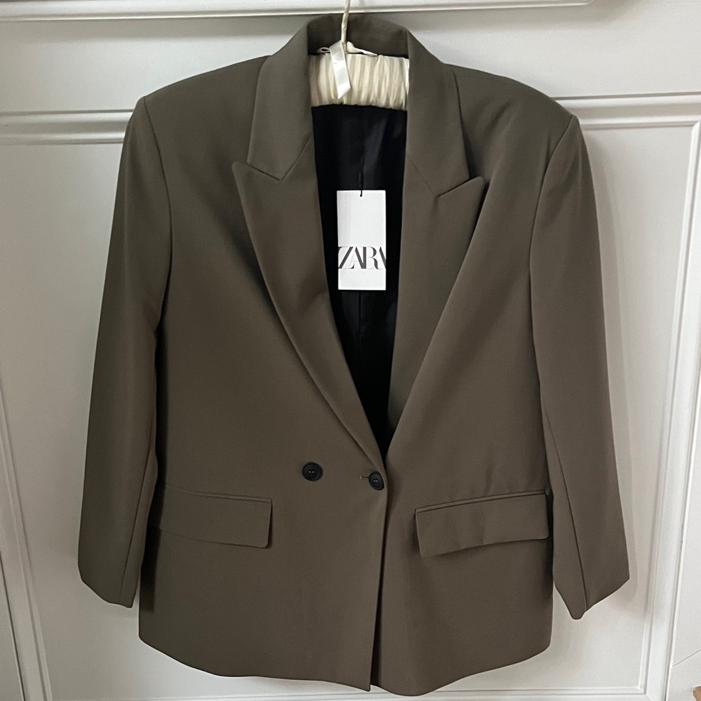 Zara Women's Olive Blazer